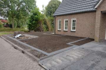 Aanleg tuin Hoogeveen