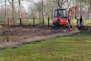 Nieuwe omheining Paardenbak