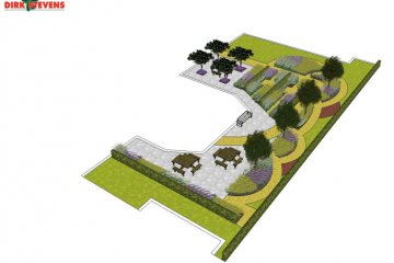 Aanleg tuin Blijham