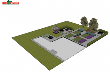 Aanleg tuin Emmen