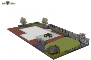 Aanleg tuin Westerbork