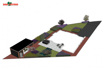 Aanleg tuin Hoogeveen