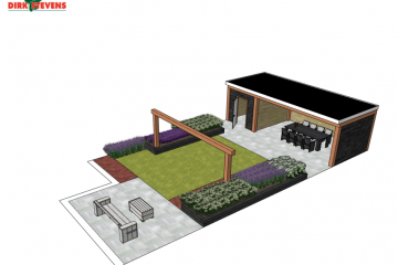 Aanleg tuin Hoogeveen